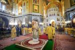 Патриаршее служение в Неделю 19-ю по Пятидесятнице в Храме Христа Спасителя. Празднование 100-летия Всероссийского общества глухих