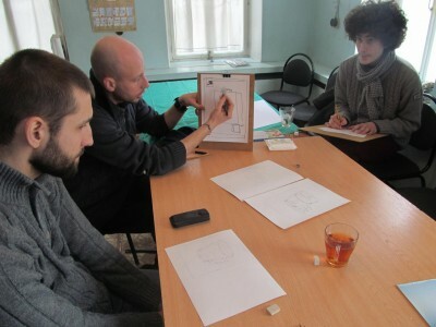При приходском объединении Союза православной молодежи начал работать кружок по рисованию