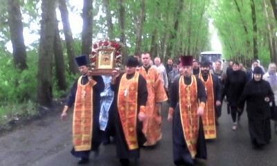 Крестный ход с Нижнеломовской Казанской иконой Божией Матери прибыл в благочиние Пензенского района