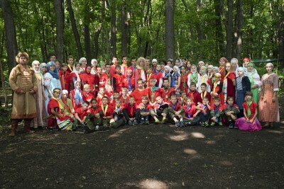 В Валяевке завершил работу военно-патриотический лагерь «Лесной городок», организованный Троицким женским монастырем