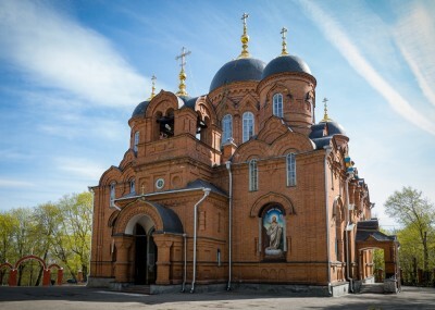 В Успенском кафедральном соборе открылась фотовыставка, посвященная 1000-летию присутствия русского монашества на Афоне