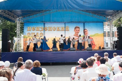 В сквере имени М. Ю. Лермонтова состоялся фестиваль православной культуры Пензенской области «Спас»