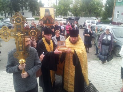 Крестный ход с мощами и иконой святителя Иннокентия Пензенского прибыл в Никольск