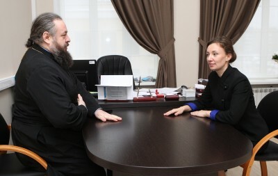 Митрополит Серафим встретился с Уполномоченным при Президенте РФ по правам ребенка Анной Кузнецовой