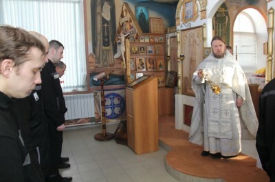 В день празднования святителя Иоанна Милостивого в храме при ИК-4 состоялась Божественная литургия