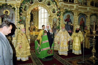 В Успенском кафедральном соборе почтили память Святейшего Патриарха Алексия II