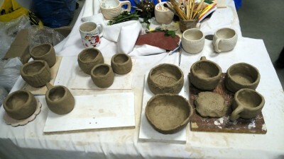 Воспитанники воскресной школы при Никольском храме в Ахунах  приняли участие в  мастер-классе по гончарному искусству