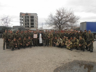Священнослужитель посетил бойцов пензенского ОМОНа в Чечне