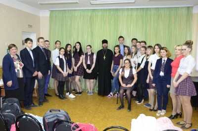 Священник встретился с учащимися школы №66 г. Пензы