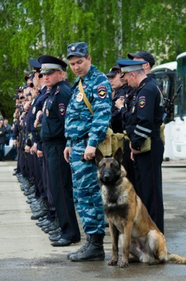 Сводный отряд пензенской полиции отправился в служебную командировку на Северный Кавказ