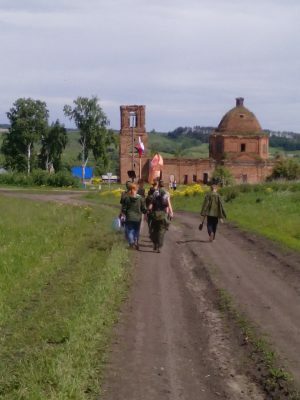Воины Пензенской православной дружины «Застава» совершили многодневный поход в село Суворово Лунинского района