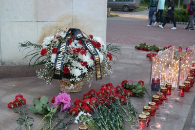 В Заречном почтили память участников и жертв Великой Отечественной Войны минутой молчания