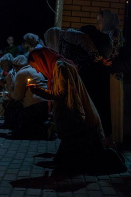 Всю ночь накануне празднования в честь Пензенской-Казанской иконы Божией Матери клирики и миряне совершали молебное пение с акафистом