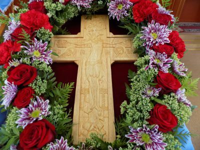 Празднование Происхождения Честных Древ Животворящего Креста Господня в Казанской церкви села Трофимовка