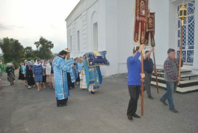 Чин Погребения Плащаницы Пресвятой Богородицы в Димитриевском храме г. Каменки