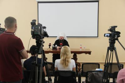 Митрополит Серафим ответил на вопросы представителей СМИ о предстоящем праздновании 300-летия со дня избавления Пензы от кочевников