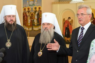 Пензу с рабочим визитом посетил митрополит Санкт-Петербургский и Ладожский Варсонофий