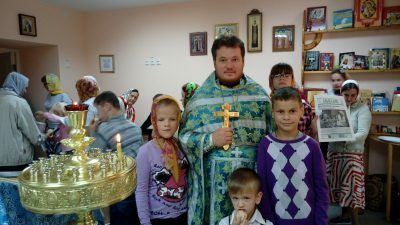 В Мокшанском детском доме-интернате для умственно отсталых детей состоялась Божественная литургия