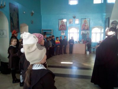 Учащиеся средней образовательной школы г. Городище побывали с экскурсией в храме