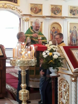День празднования преставления преподобного Сергия Радонежского в храме Димитрия Солунского в Каменке