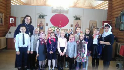 Празднование Собора Архистратига Михаила в воскресной школе села Большая Елань