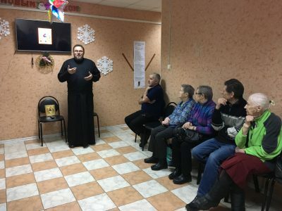 Священник встретился с пенсионерами в отделении Пензенского филиала Всероссийского Общества Глухих