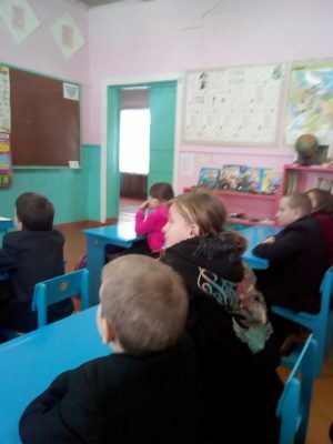 Иерей Александр Рысин посетил с пастырским визитом школу села Юлово Городищенского района