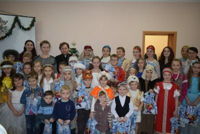 Воспитанники Архиерейской воскресной школы отметили праздник Рождества Христова