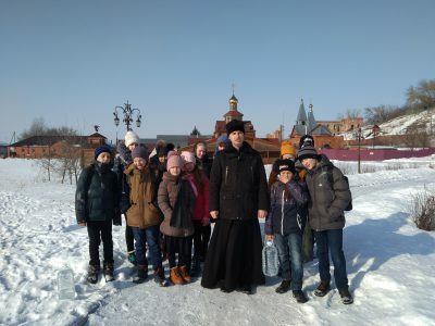 Ученики общеобразовательной школы №1 р.п. Мокшан посетили Казанский Нижнеломовский монастырь