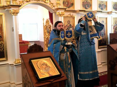 Праздник Сретения Господня в храме святого великомученика Димитрия Солунского г. Каменки