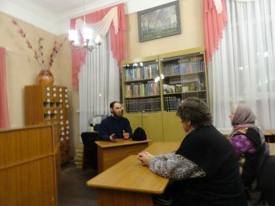В рамках православного лектория состоялась встреча со священником Виталием Зориным