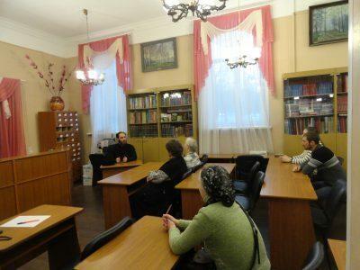 В рамках православного лектория состоялась встреча со священником Виталием Зориным