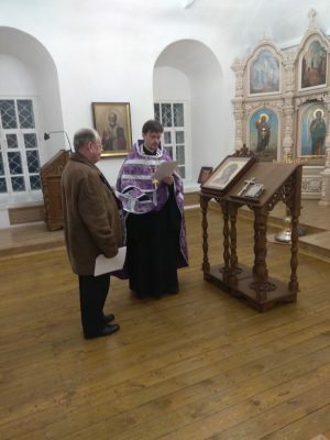 В Спасо-Преображенском мужском монастыре состоялся Чин присоединения  к Православной Церкви члена религиозной организации Свидетелей Иеговы