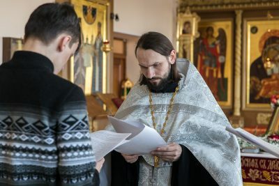 В храме Пензенской духовной семинарии совершен чин присоединения к Православной Церкви
