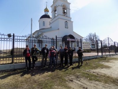 В селе Трофимовка прошел субботник возле храма в честь Казанской иконы Пресвятой Богородицы