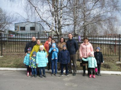 Священник принял участие в акции «Родил ребенка – посади дерево» в городе Городище