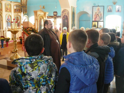 Городищенские школьники посетили Покровский храм г. Городище