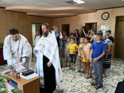 В санатории «Володарский» открылась православная смена воскресной школы «Зернышки»