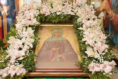 В день памяти святой блаженной Ксении Петербургской митрополит Серафим совершил Литургию в храме блаженной Ксении при детской областной больнице