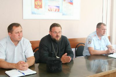 Священнослужитель встретился с сотрудниками отдела полиции №3 по городу Пензе