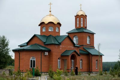 В престольный праздник митрополит Серафим возглавил Литургию в Пименовской церкви села Алферьевка