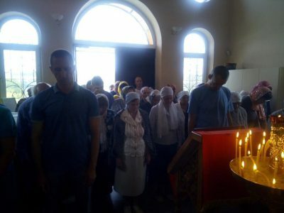 Престольный праздник в храме-часовне мученика Виктора города Городище