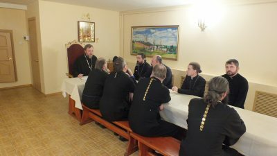 Состоялось собрание духовенства Нижнеломовского благочиния