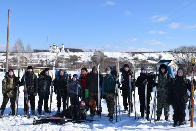 Православная молодежь совершила «Ледяной поход» по тропе священноисповедника Иоанна Оленевского