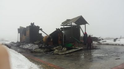 Сгорел храм Архистратига Михаила в селе Кочетовка