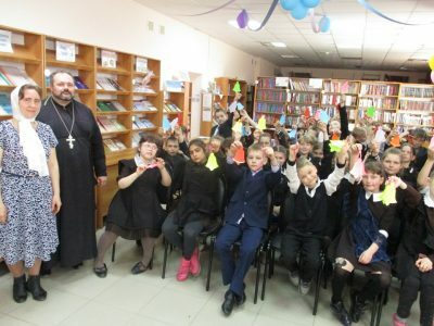 Священнослужитель встретился с учащимися средней общеобразовательной школы г. Городище
