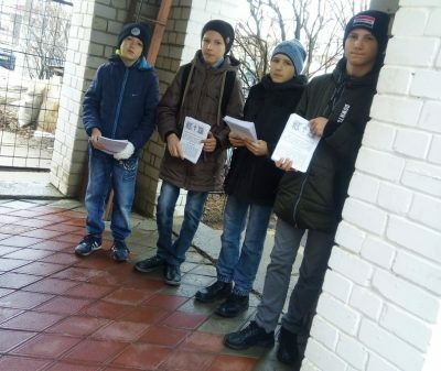 Представители православной молодежи рассказали городищенцам о празднике Благовещения