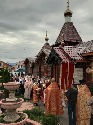 В храме Георгия Победоносца в селе Бессоновка отметили престольный праздник