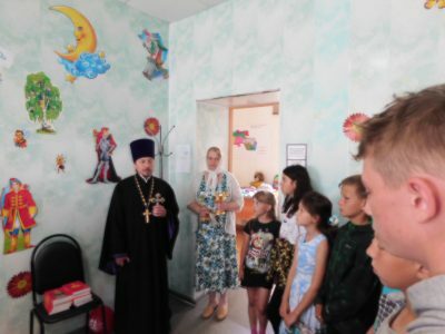 Священник принял участие в праздничном мероприятии в День защиты детей