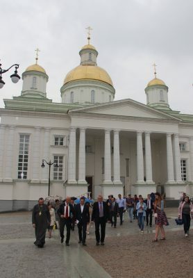 Спасский кафедральный собор посетил губернатор в рамках рабочего выезда на объекты капитального строительства